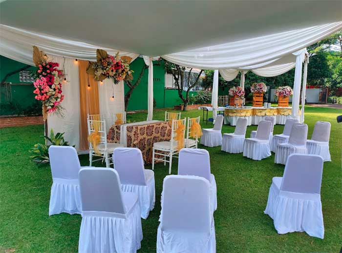 Lokasi pernikahan Ayu