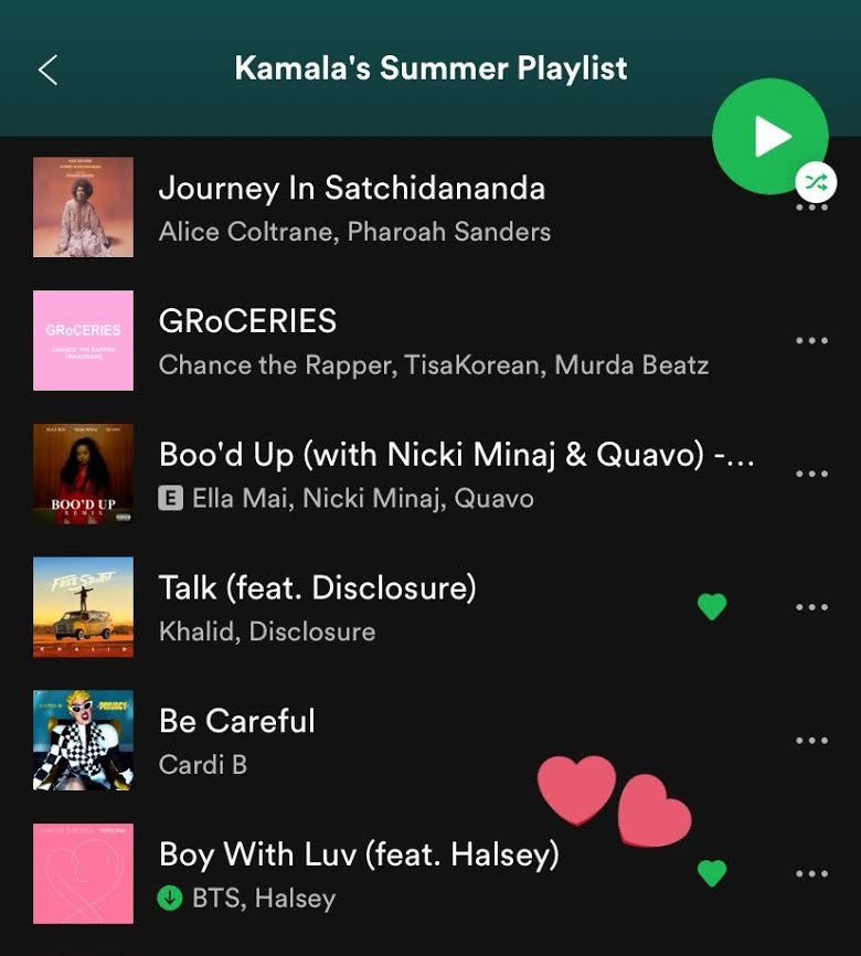 spotify-playlist-kamala-harris