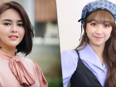 amanda-manopo-vs-dita-karang-baju-kembar-gaun-balenciaga