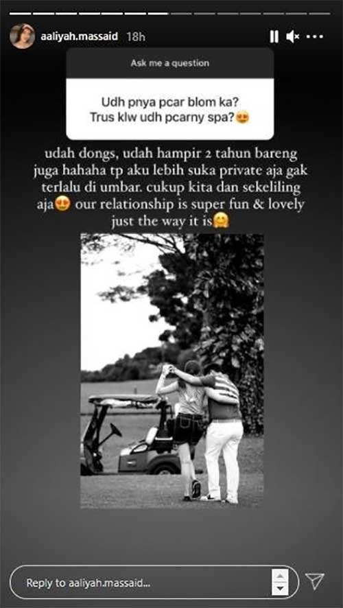 Pacar Aaliyah Massaid