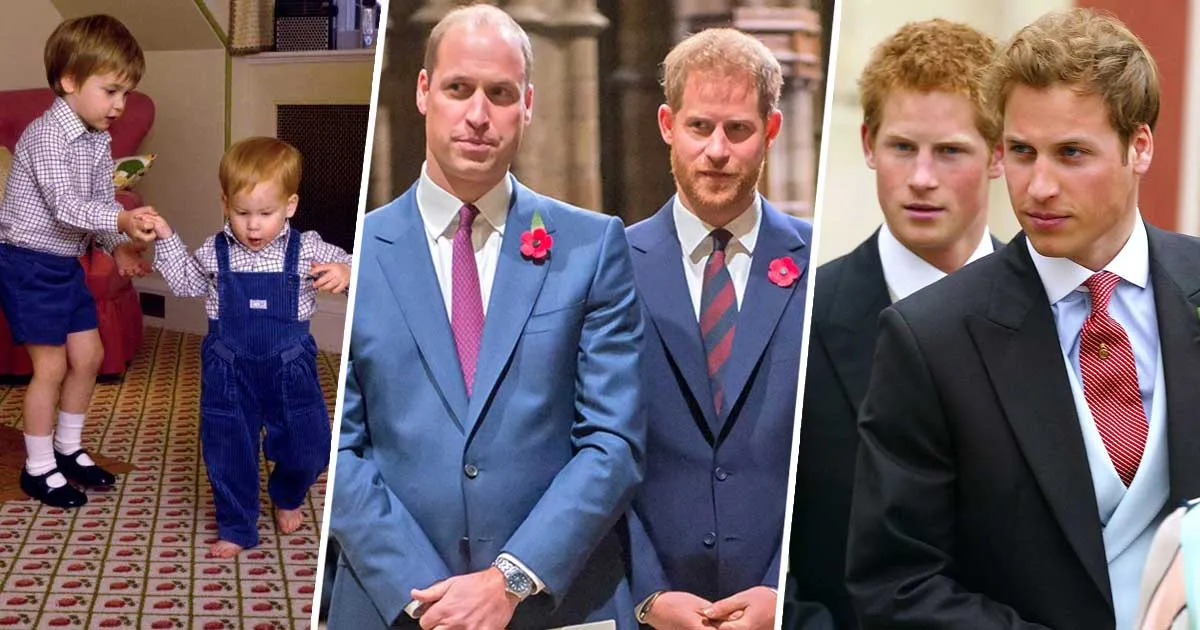 14 Foto Kekompakan William dan Harry Sebelum Cekcok