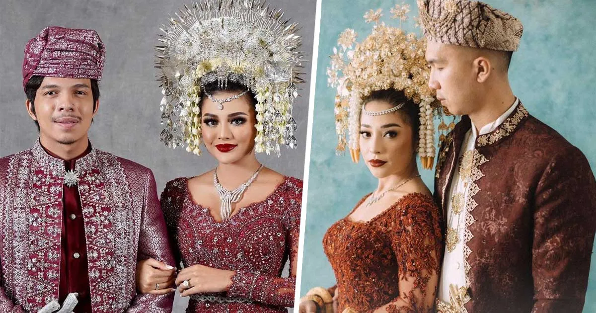 Pesona 6 Artis yang Mengenakan Suntiang di Hari Pernikahannya