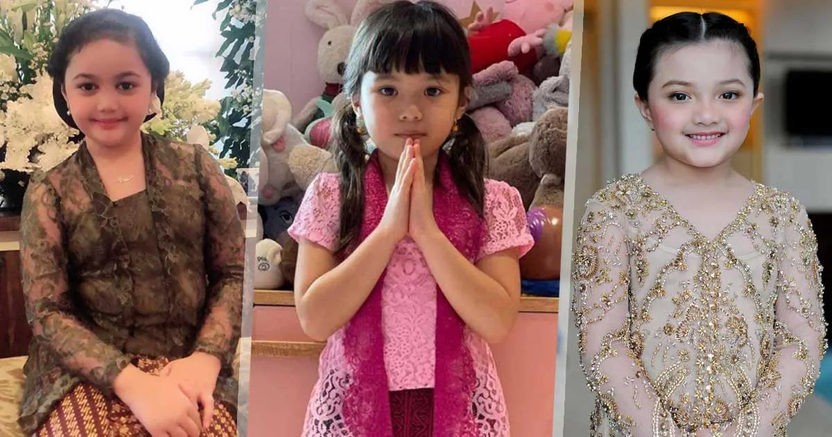 Adu Gaya 7 Anak Artis dalam Balutan Kebaya, Siapa Paling Nggemesin?