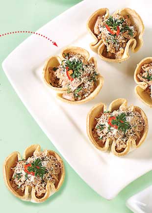 camilan ramadan roti panggang isi tuna