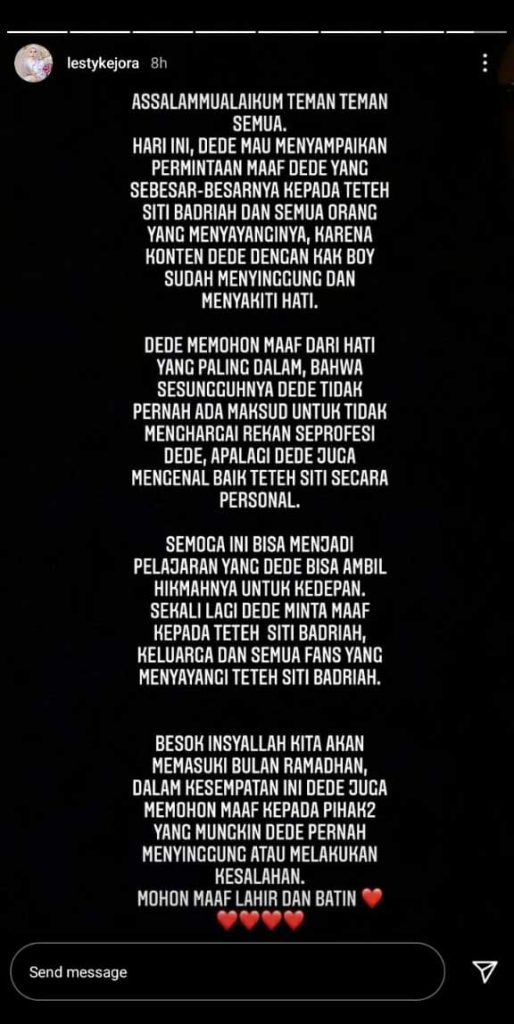 lesti-kejora-minta-maaf-pesan-ke-siti-badriah