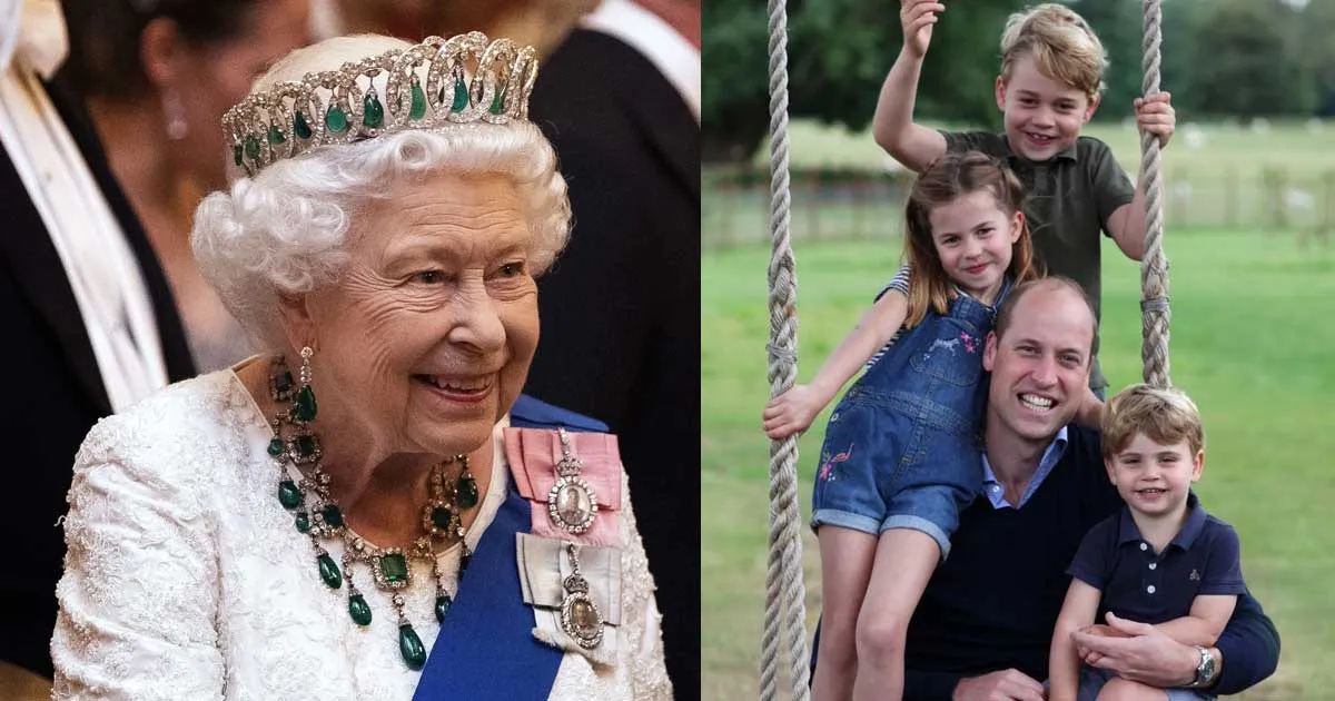 Kado Manis George, Charlotte dan Louis untuk Ratu Elizabeth