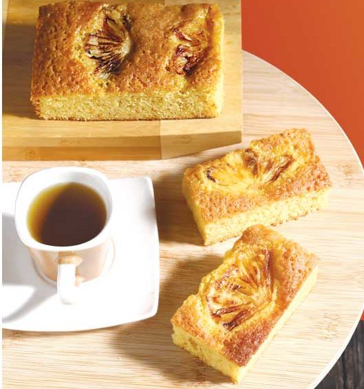 resep kue tanpa mixer cake nanas karamel