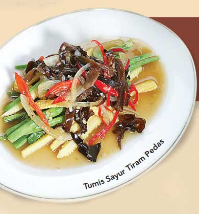resep-sahur simpel tumis sayur tiram pedas