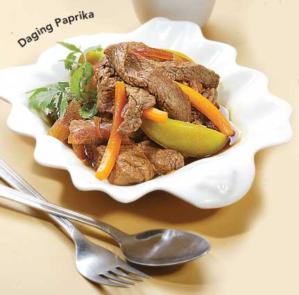 resep sahur simpel dagin paprika