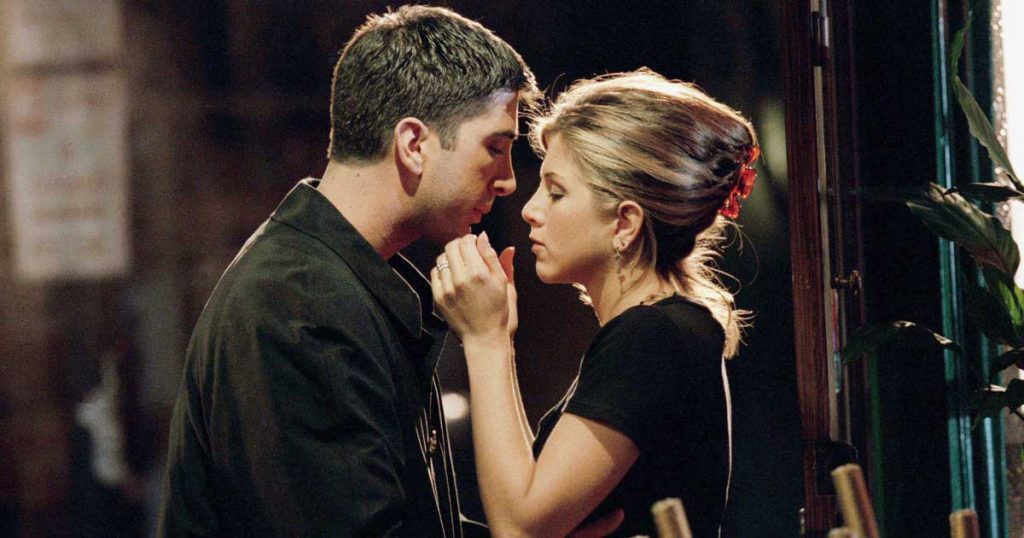 adegan ciuman jennifer aniston friends