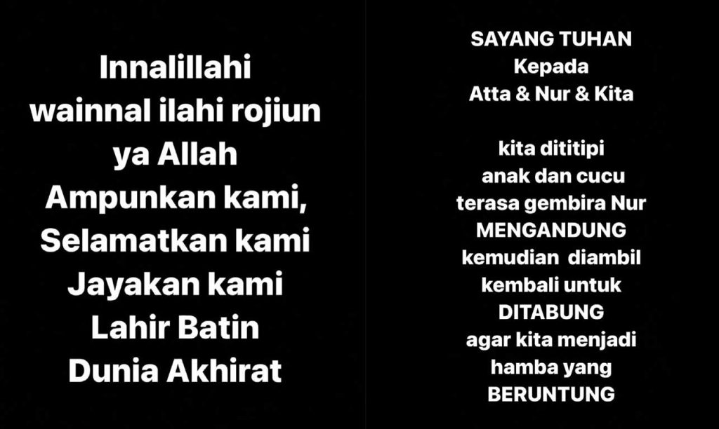 aurel hermansyah keguguran respon orangtua atta halilintar