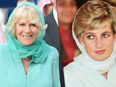 gaya putri diana camilla hijab kerudung