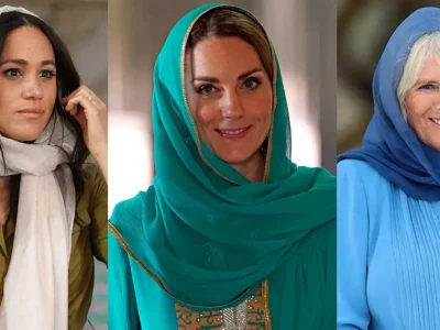 keluarga anggota kerajaan inggris kerudung hijab royal family