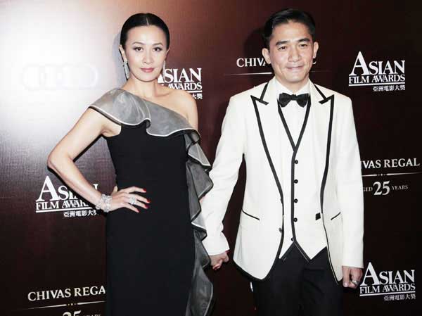 tony leung dan istri carina lau
