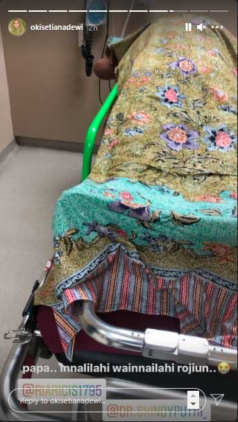ayah oki setiana dewi dan ria ricis meninggal dunia