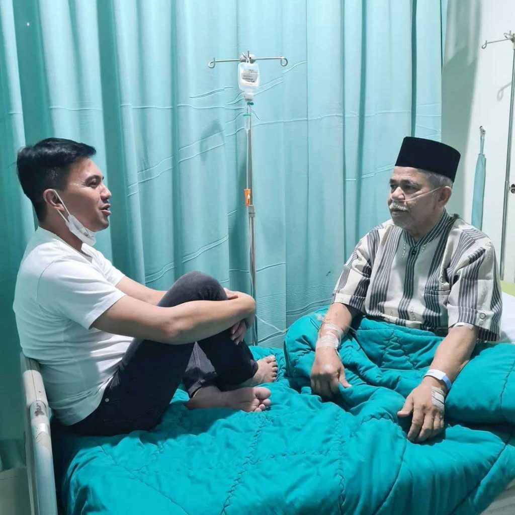 ayah sahrul gunawan sakit musibah