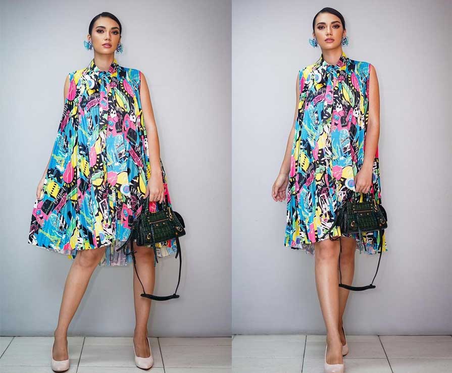 baju haico van der veken kembar mirip amanda manopo dan dita karang