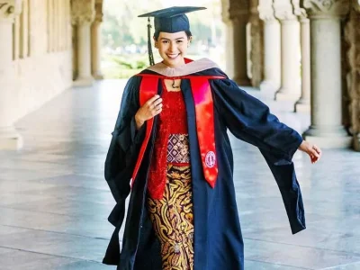 maudy ayunda lulus stanford university