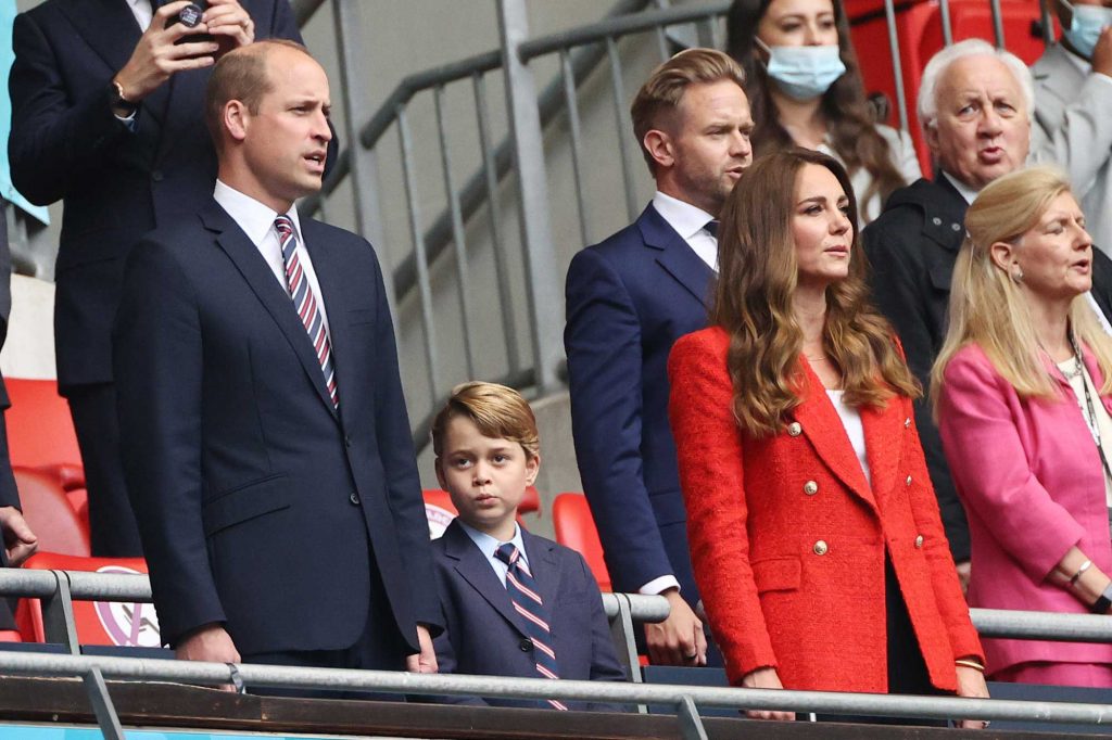 royal family piala eropa 2020 pangeran george dan william euro