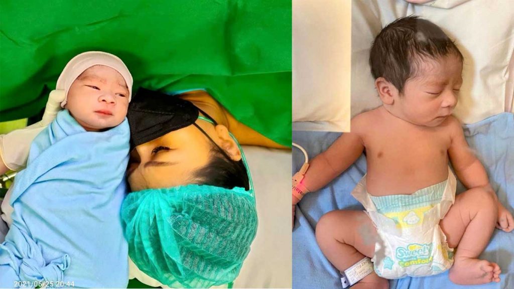 tata janeeta melahirkan bayi laki-laki nama