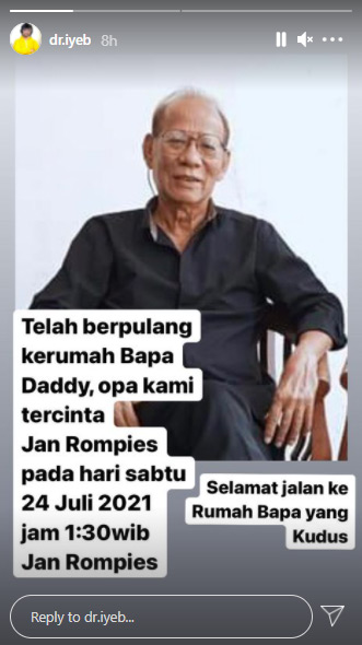 ayah vincent rompies jan rompies meninggal dunia