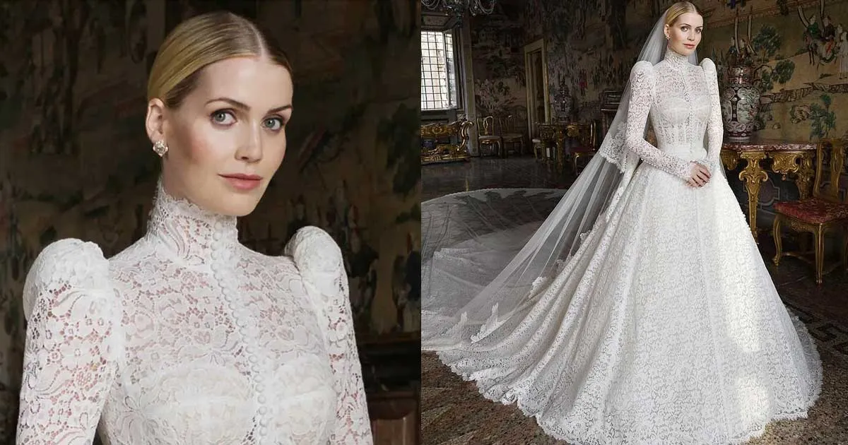 5 Gaun Pengantin Super Mewah Lady Kitty Spencer yang Nikah dengan Miliuner