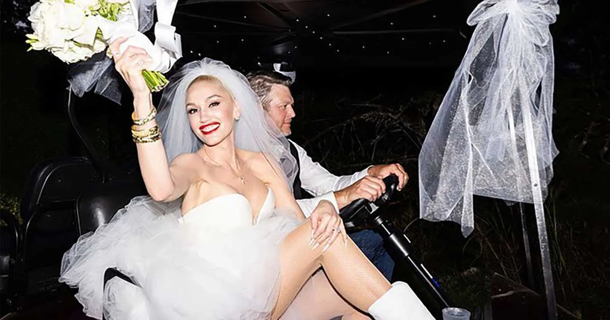 Gaun Pernikahan Gwen Stefani yang Curi Perhatian