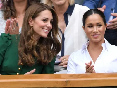 gaun pengantin gaya konflik kate middleton dan meghan markle