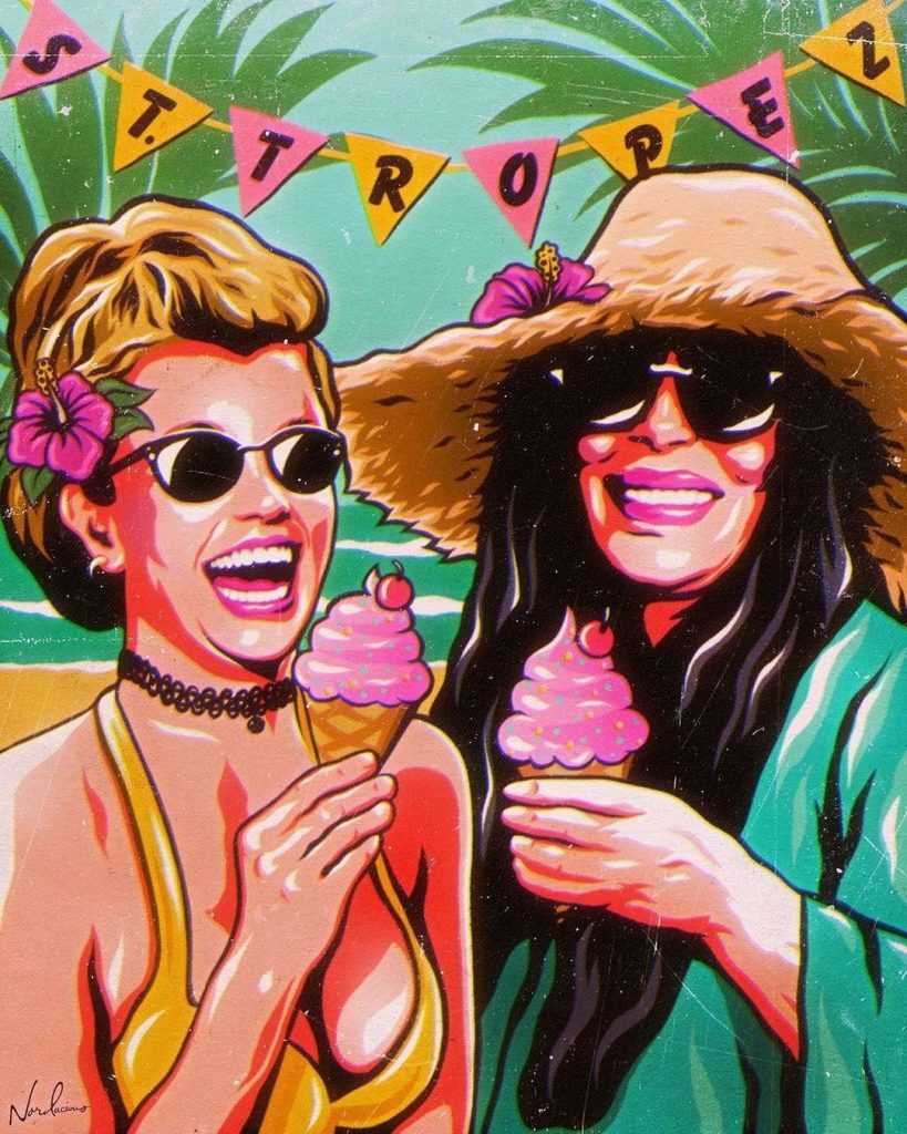 liburan britney spears dan cher di st, tropez prancis