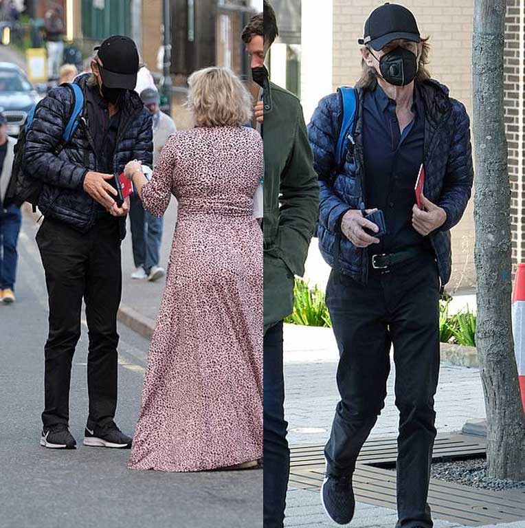 mick jagger langgar protokol covid-19