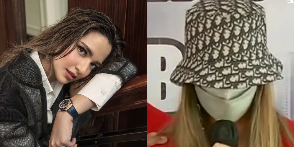 Fantastis! Topi Nia Ramadhani saat Ditahan Harganya 11 Jutaan