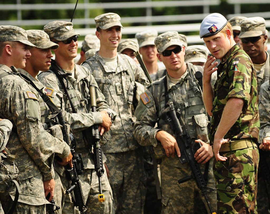 pangeran harry tentara