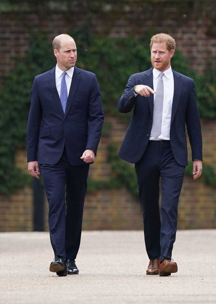 pangeran william dan harry acara peresmian patung putri diana