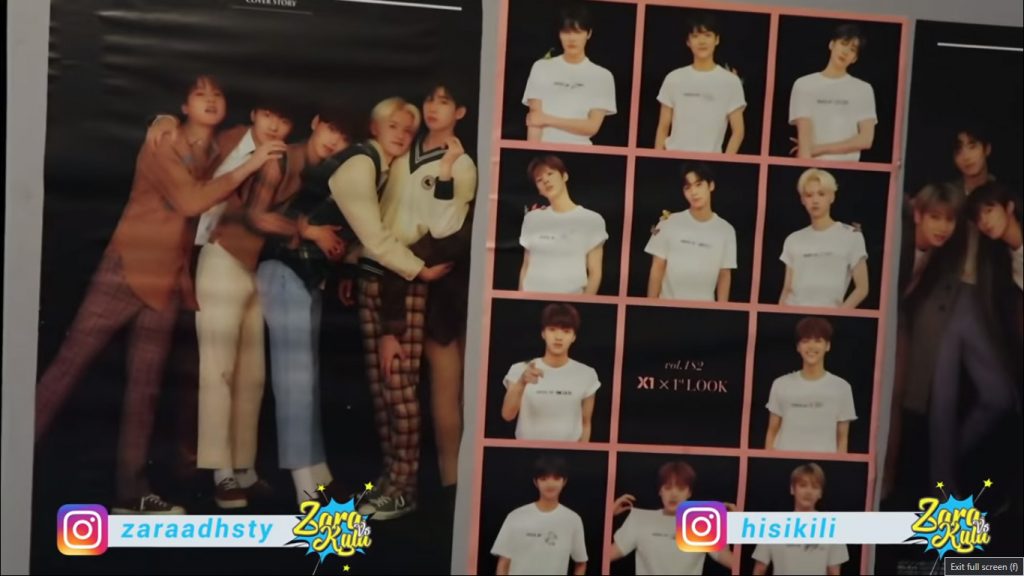 poster X1 di kamar kakak zara adhisty
