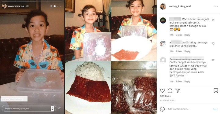 putri rezky adhitya anak perempuan kekey
