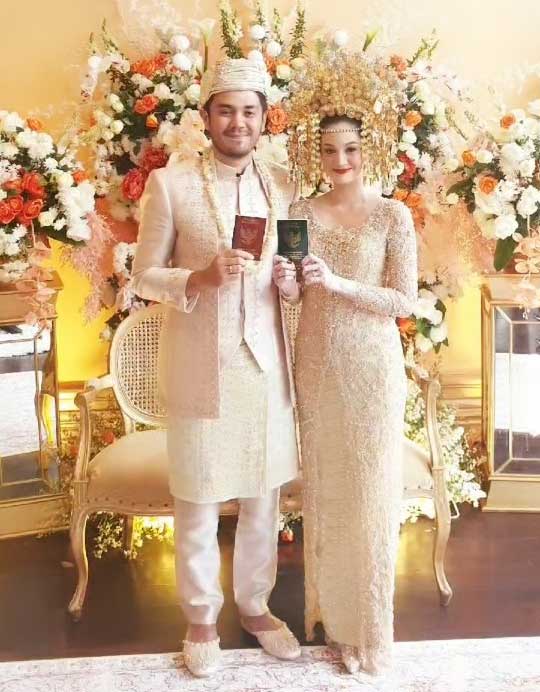 foto bryan mckenzie dan faradilla yoshi menikah