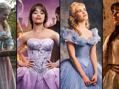 gaun cinderella camila cabello vs lily james