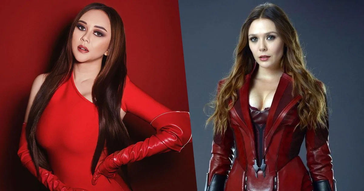 Aura Kasih Jadi Kembaran Superhero Scarlet The Witch. Mirip Nggak Nih?