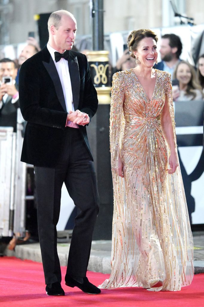 kate middleton premiere james bond 007 no time to die