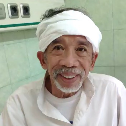kondisi terbaru qomar pelawak komedian dpr anggota sakit kanker usus staidum 4
