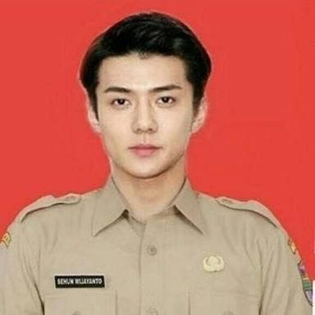 sehun exo pns foto editan idol korea artis