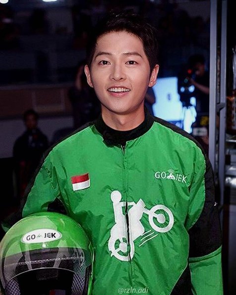 song joong ki foto artis korea editan seragam profesi pekerjaan indonesia
