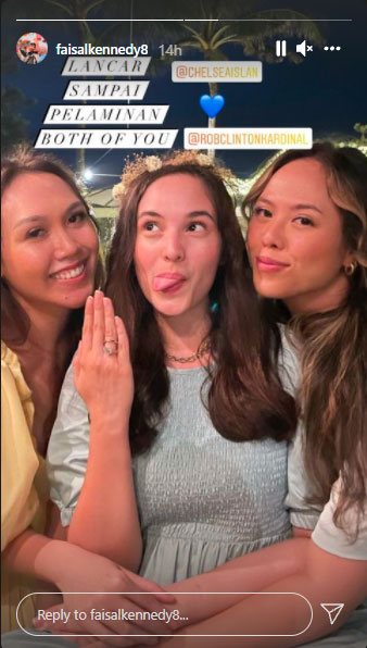 chelsea-islan-dilamar-kekasih-pacar-rob-clinton-cardinal-politisi