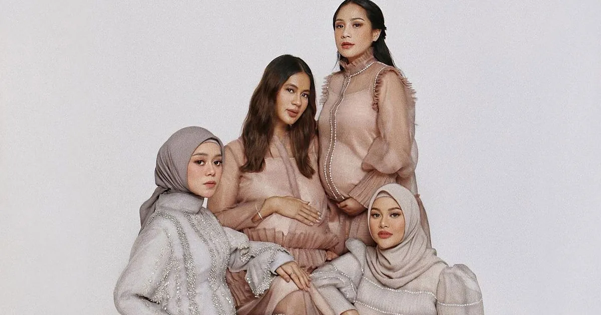 Adu Gaya 4 Bumil Sultan, Paula, Lesti, Aurel dan Nagita Slavina. Siapa Paling Glowing?