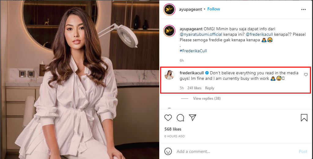 frederika-cull-buka-suara