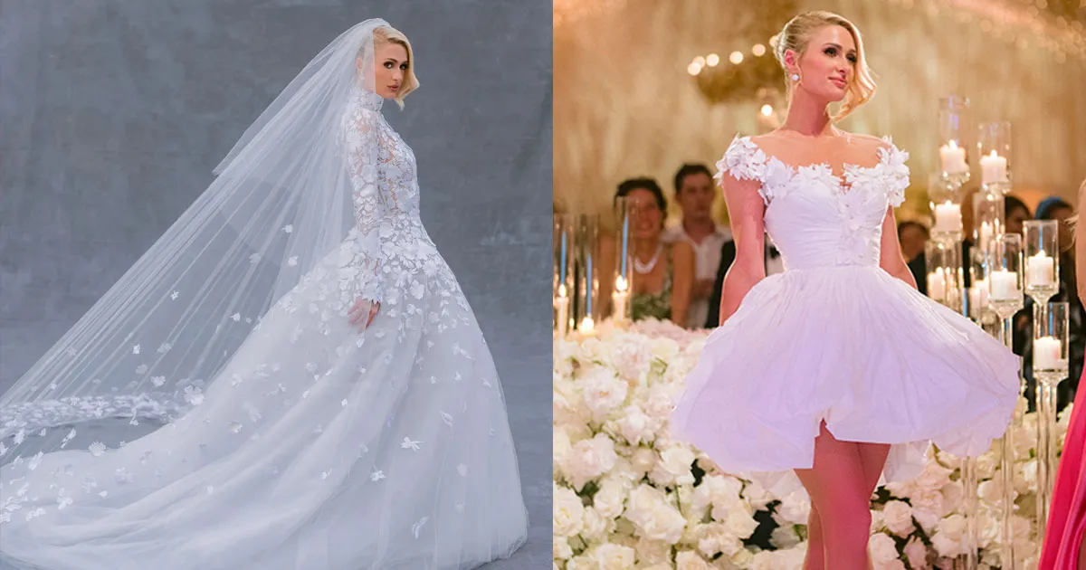 Intip 4 Gaun Pengantin Super Mewah Paris Hilton. So Pretty!