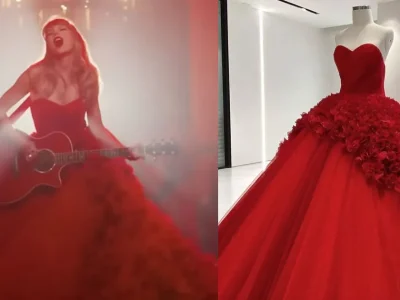 gaun-taylor-swift-di-i-bet-you-think-about-me-video-klip-music-video-gown