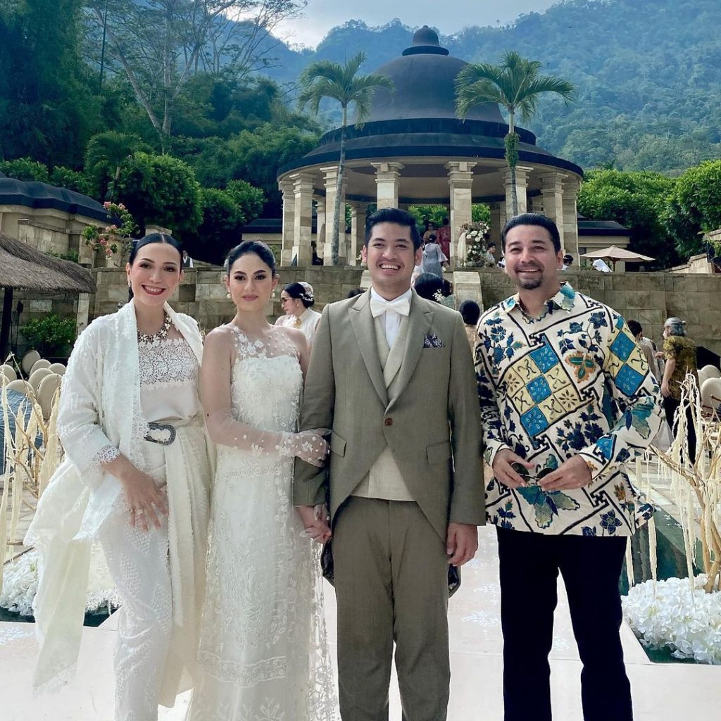 umay lubis di pesta pernikahan clara bernadeth
