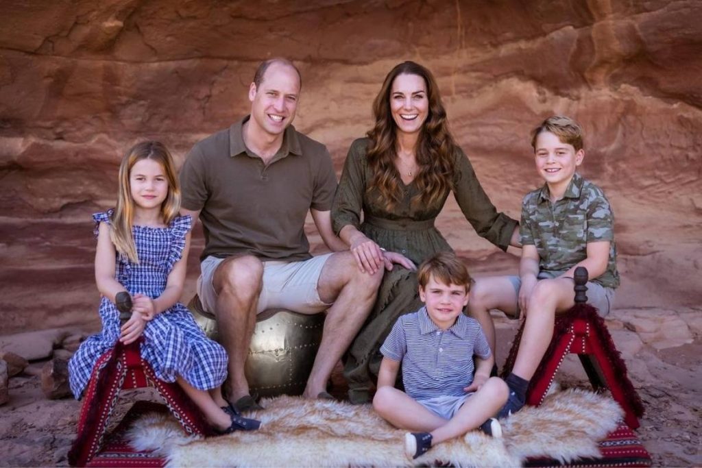 kartu natal kate middleton
