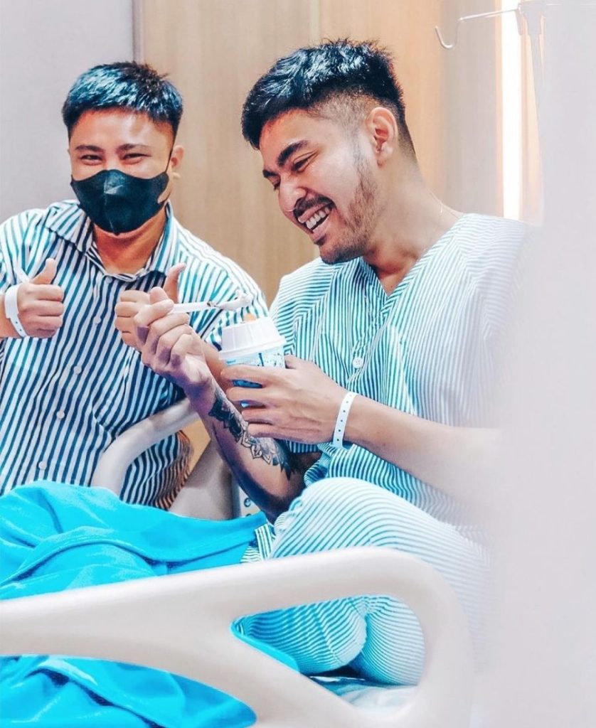 robby purba pra operasi tumor payudara